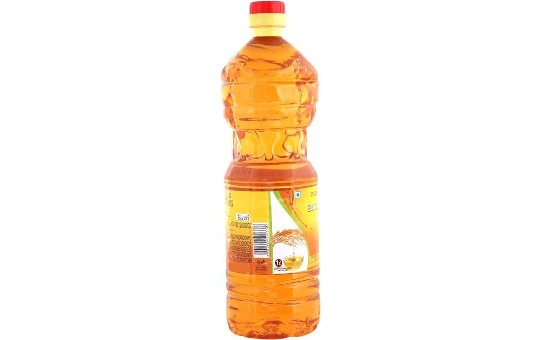 Patanjali Rice Bran Oil    Plastic Bottle  1 litre